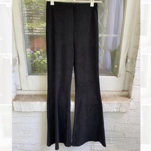 Black flare pants
